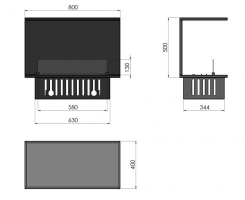 Preview: Infire Invapo C800 electric fire