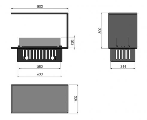 Infire Invapo U800 electric fire