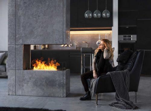 Preview: Infire ethanol fireplace U-800 Slim