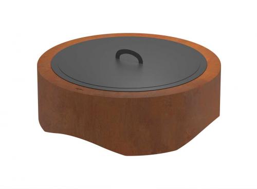 Preview: infire fire pit Corten Round 1000