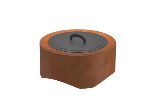 Preview: infire fire pit Corten Round 700