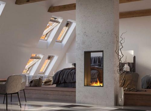 Preview: Bioethanol-Einbaukamin 2side Slim 1000 Vertical von Infire