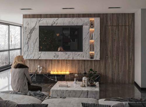 Preview: Ethanol built-in burner Infire Burner 1000 Etronic