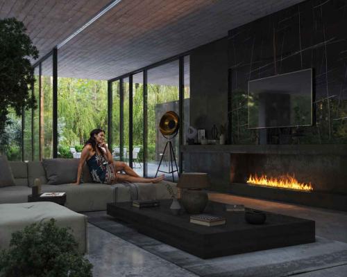 Preview: Ethanol built-in burner Infire Burner 1800 Basic Etronic