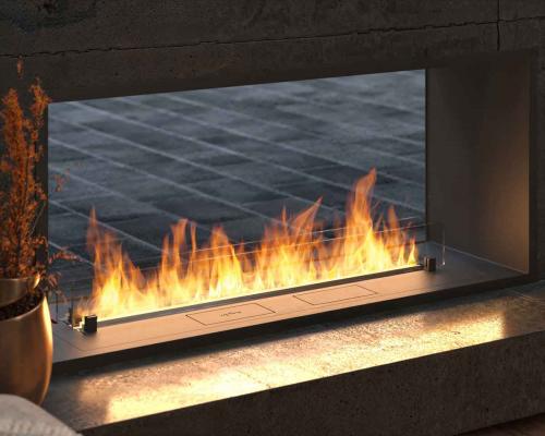 Preview: Automatik Bioethanol-Einbaukamin 2side 1200 Etronic von Infire
