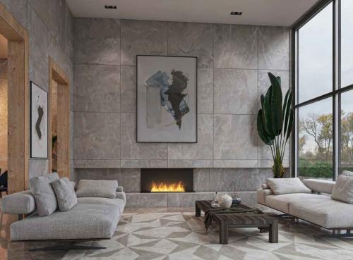 Preview: Ethanol built-in fireplace Infire C1200 Basic Etronic