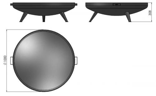 Infire Feuerstelle Misa 1000 Bowl