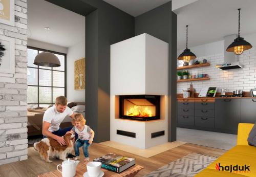 Hajduk fireplace set Imperial Medium Smart 2PXLTh