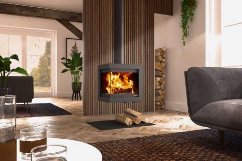 Preview: Dik Geurts stove Bora Corner Fixed