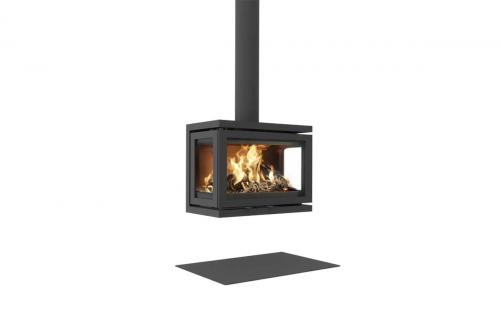 Preview: Dik Geurts stove Vidar Triple Medium (Wall)