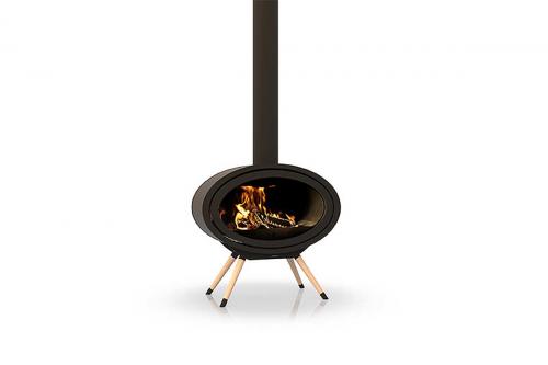 Preview: Dik Geurts stove Ovel Front Legs