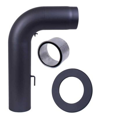 drawn flue pipe set Ø150 mm standard
