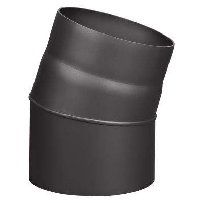 Plasmageschweißtes Rauchrohr Ø150 mm Bogen 15°