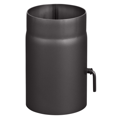 Plasmageschweißtes Rauchrohr Ø150 mm 250mm mit Drosselklappe