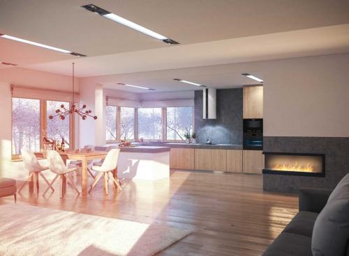 Preview: Bioethanol-Wandkamin Corner 1200L von Simplefire