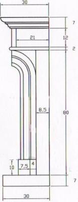 Preview: fireplace suround The Aguilar