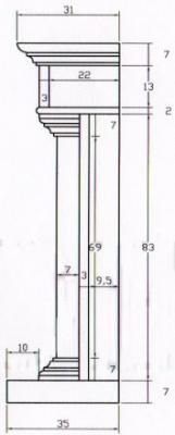 Preview: fireplace surround Lopez