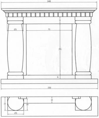 Preview: fireplace surround The Ruiz