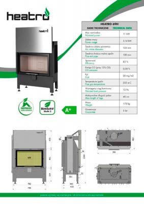 Preview: Hajduk Fireplace Heatro 69H