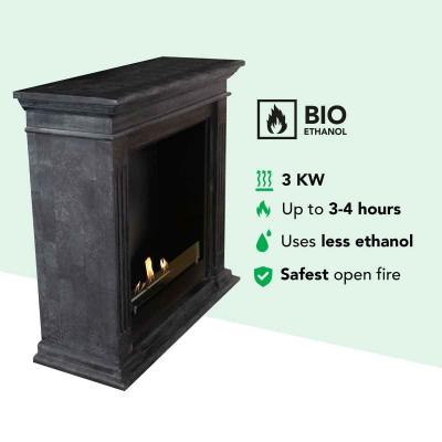 Preview: Ethanol fireplace Xaralyn Cadiz Stone Anthracite