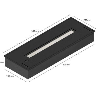 Xaralyn built-in ethanol burner L with lip