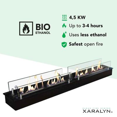 Xaralyn built-in ethanol burner XXL with lip
