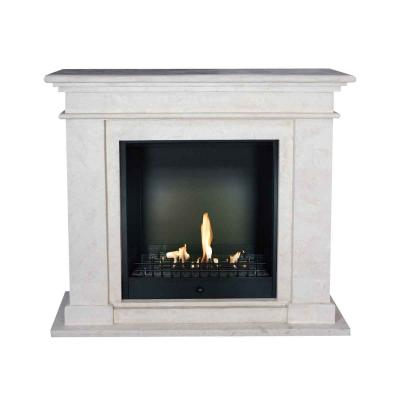 Ethanol fireplace Xaralyn Kos Stone white Classic