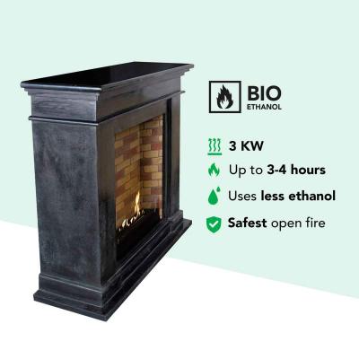 Preview: Xaralyn Bioethanolkamin Kos Stein Anthrazit Steindekor