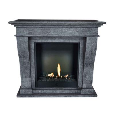 Preview: Xaralyn Bioethanolkamin Kreta Classic Stein Anthrazit geschliffen