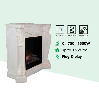Electric fireplace Xaralyn Louis Levico