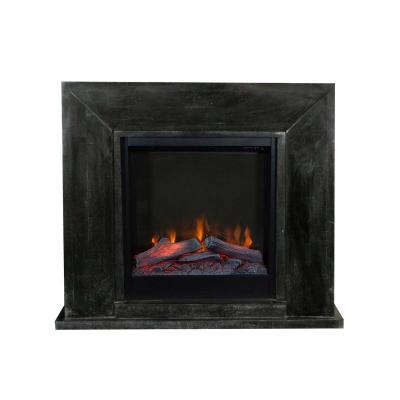 Electric fireplace Xaralyn Nero Levico