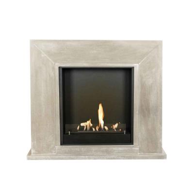 Ethanol fireplace Xaralyn Nero Stone White