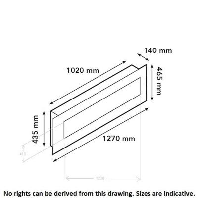 Xaralyn Elektrowandkamin Trivero 130