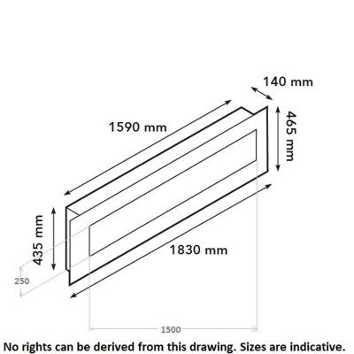 Xaralyn Elektrowandkamin Trivero 180