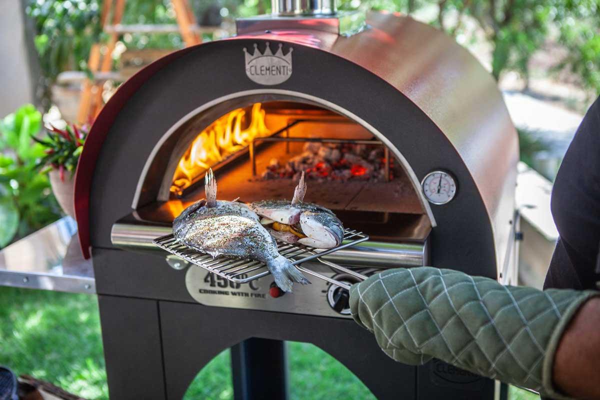 Clementi pizza oven Pulcinella gas