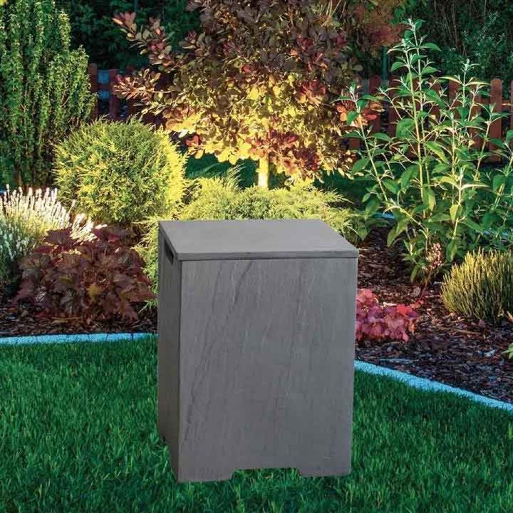 Gasflaschen-Abdeckung Sandstein-Optik grau für 5kg-Flaschen