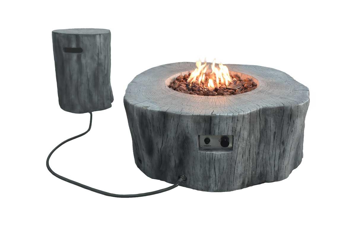 Elementi Gas-Feuerstelle Manchaster grau