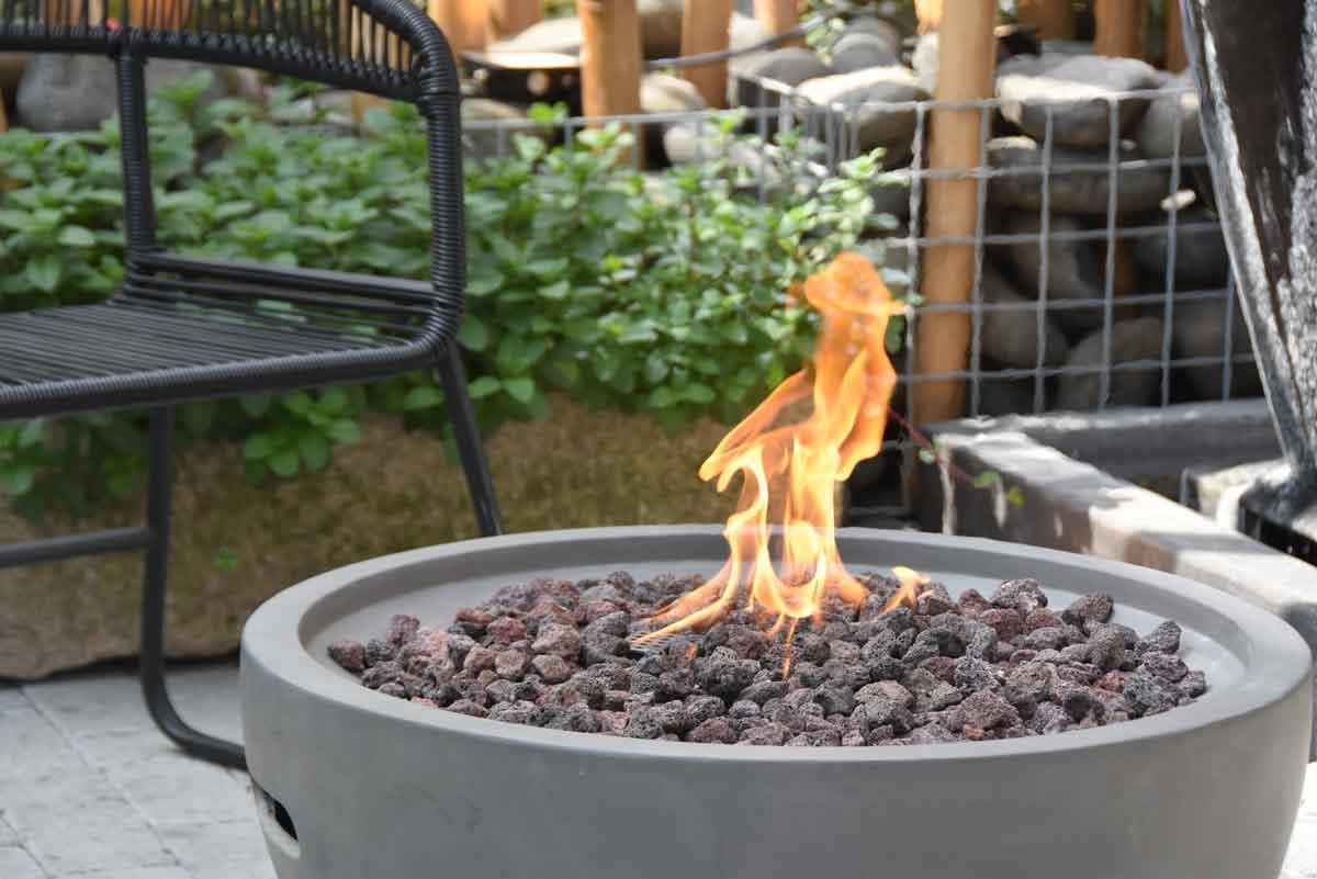 Modeno gas fire pit Nantucket