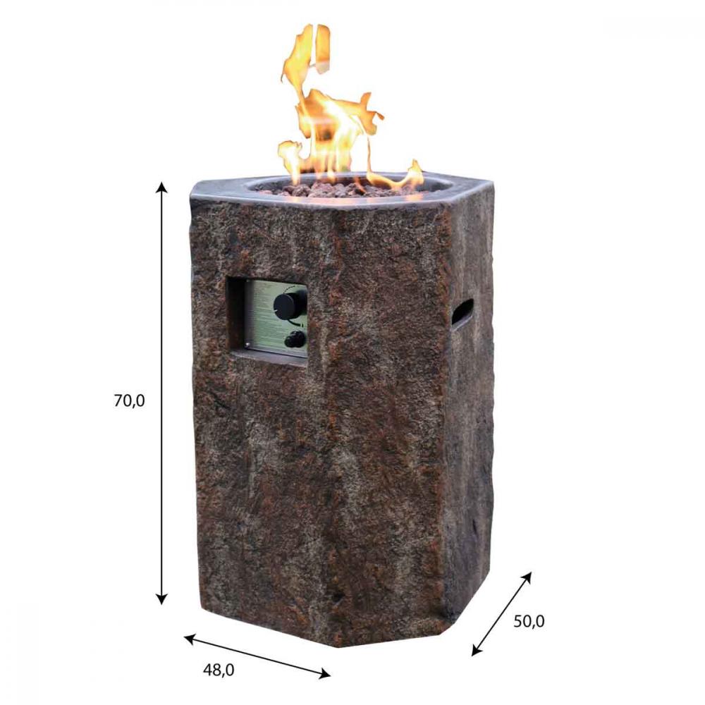 Modeno gas fire pit Tambora