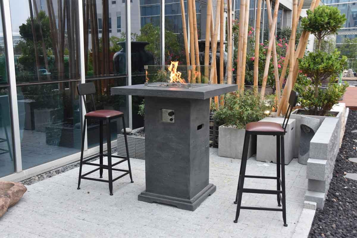 Elementi gas fire table Montreal