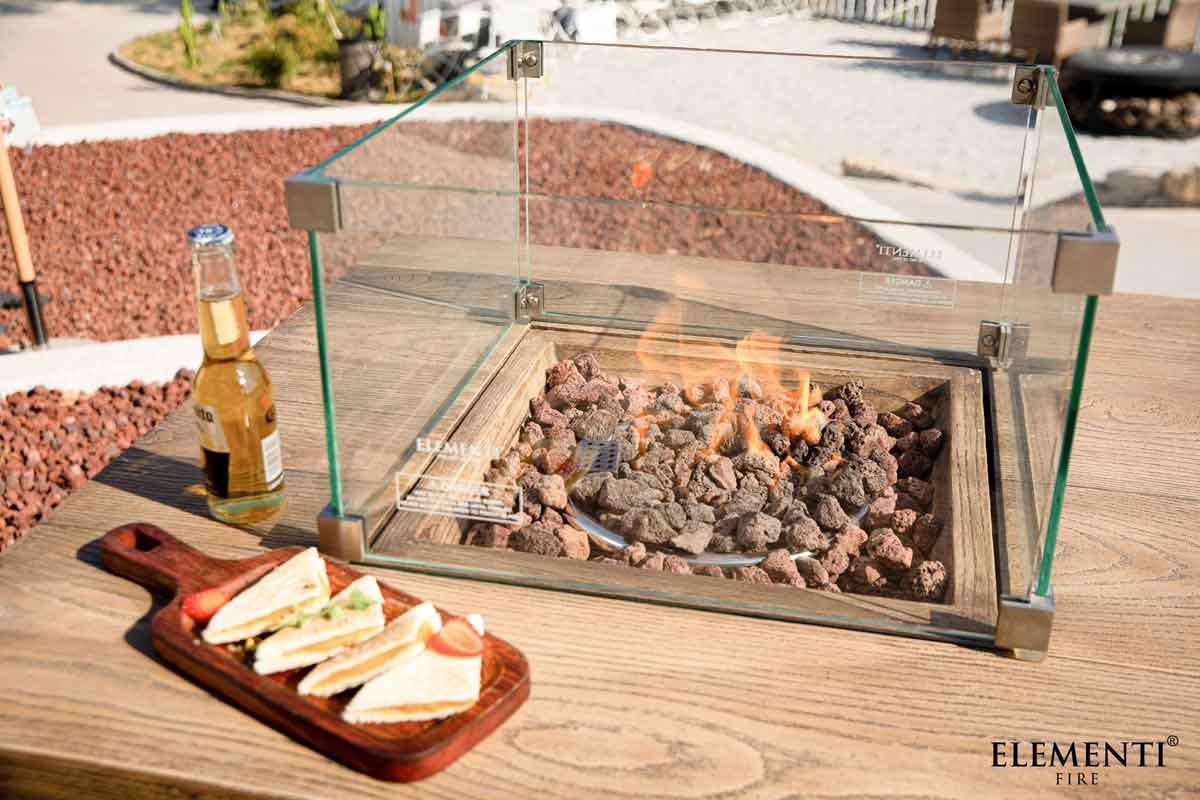 Elementi gas fire table Rova Bar