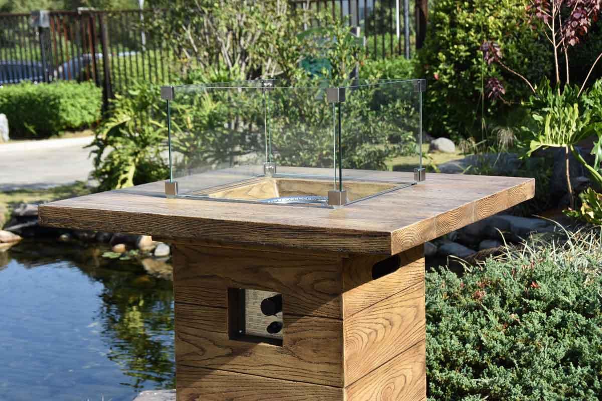 Elementi gas fire table Rova Bar