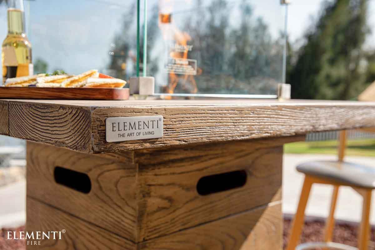 Elementi gas fire table Rova Bar