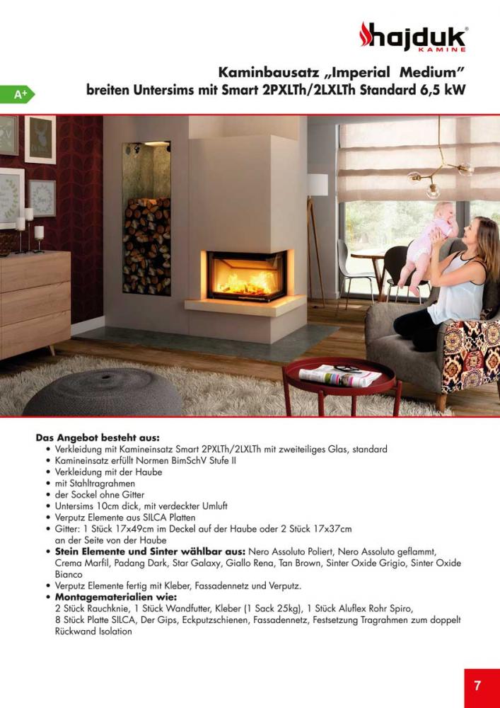 Hajduk Kaminbausatz IMPERIAL MEDIUM mit Smart 2 P(L)XTh