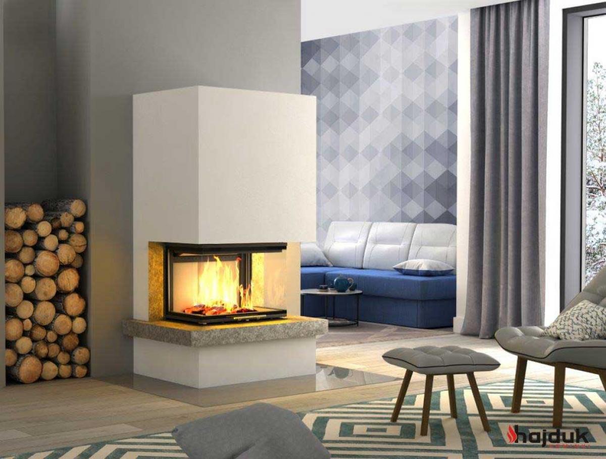 Kaminbausatz Hajduk Royal Extra mit Volcano 3PLh