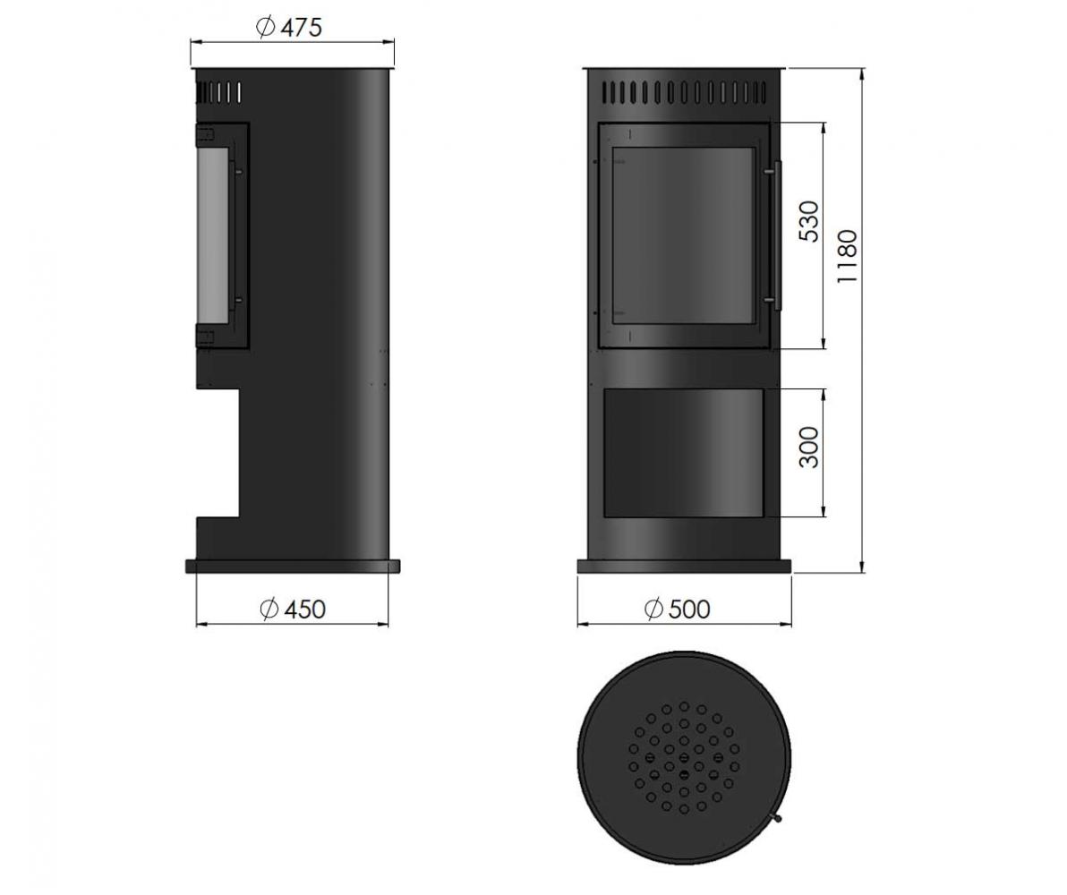 inFire INCOZA 4 Bioethanolkaminofen