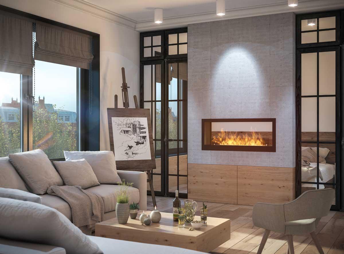 Bioethanol-Tunnelkamin 2side 1200 von Infire