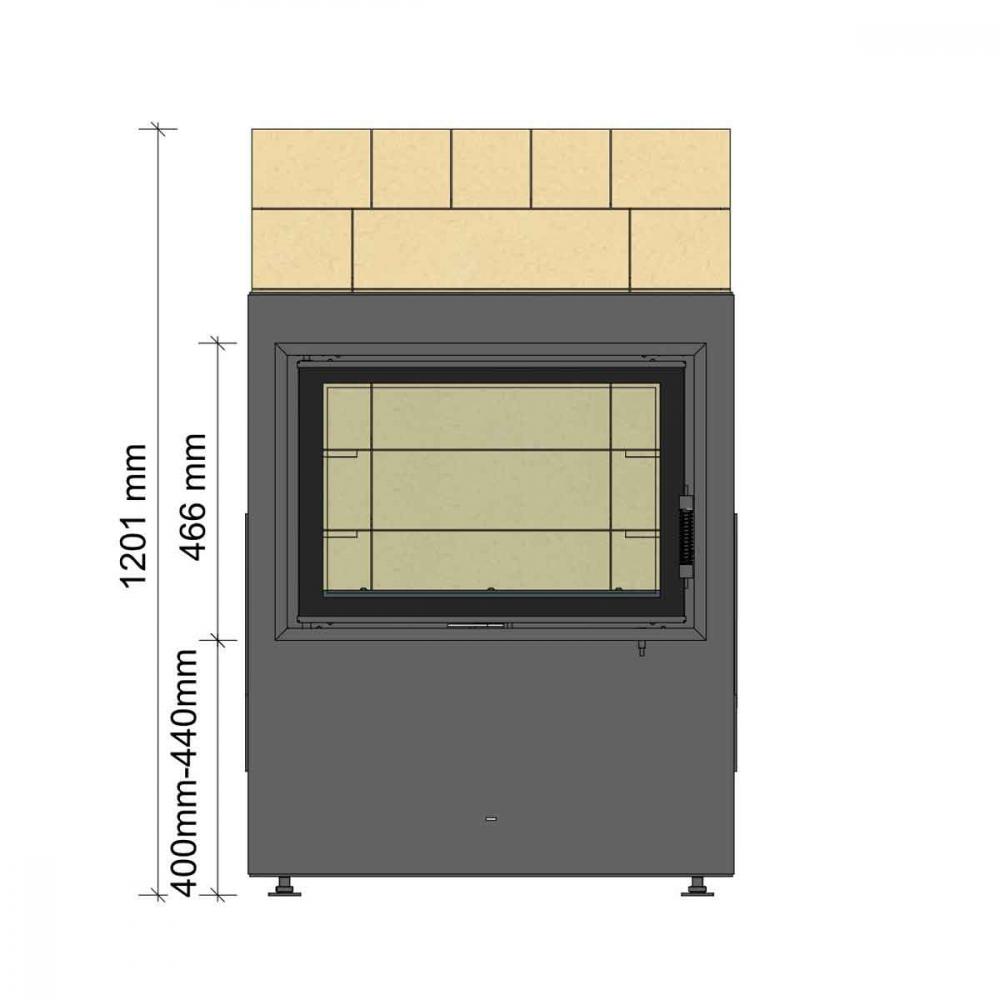 Brula Masonry Heater Typ D Plus