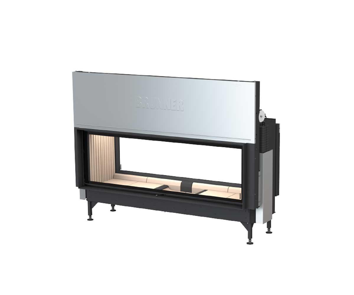Brunner fireplace BKH 5.0 Tunnel 50-162 ST green