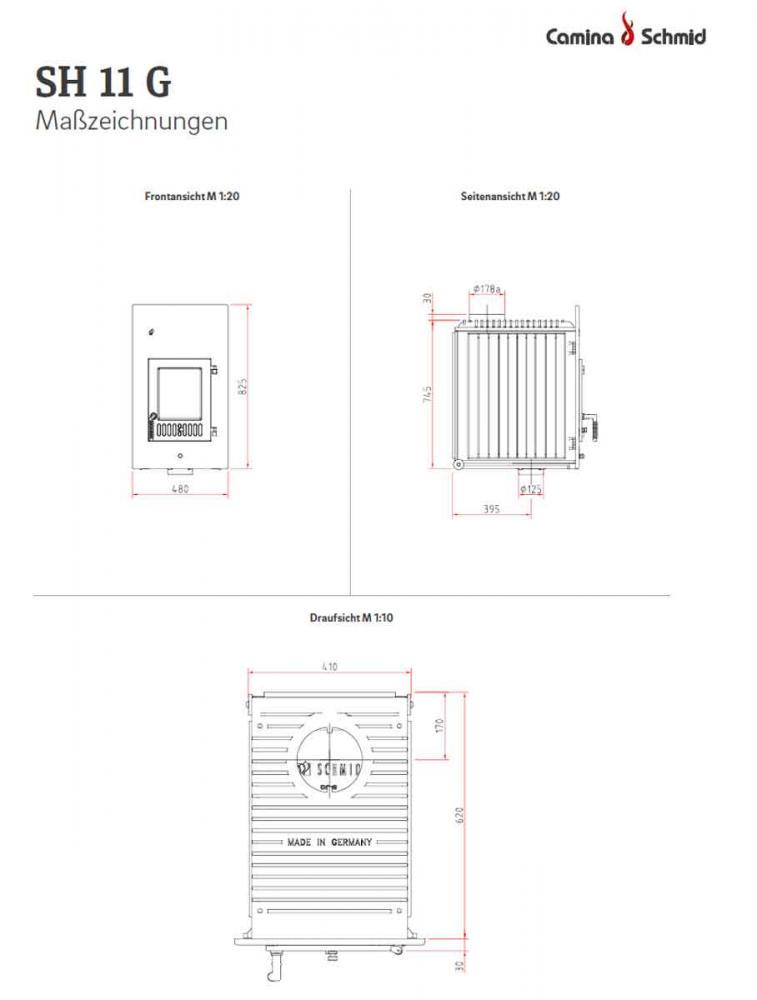 Heating insert Camina-Schmid SH 11 G